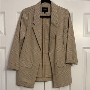 Liverpool Tan Plaid Blazer